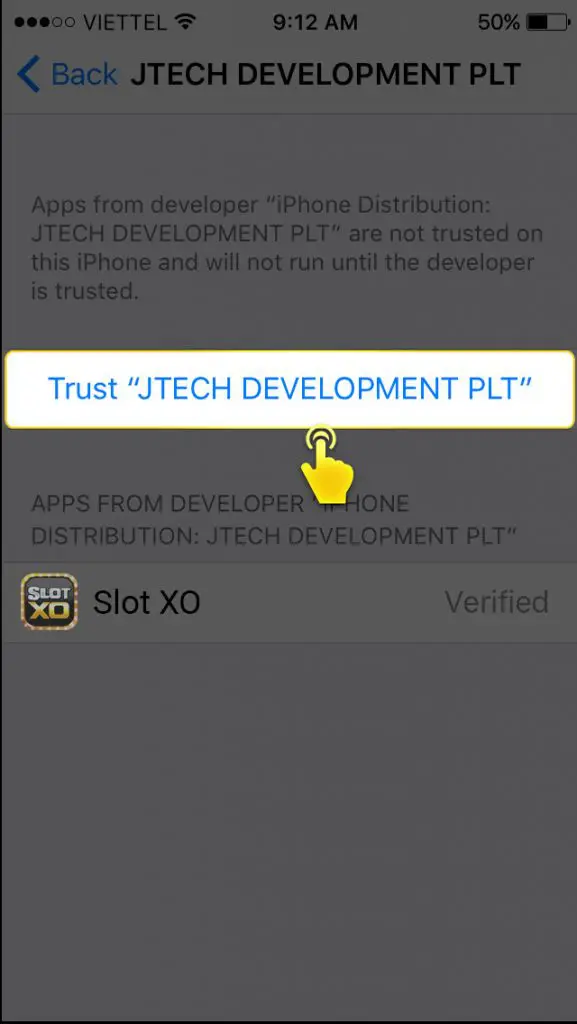 ขั้นตอนที่ 7 ดาวน์โหลด slotxo สล็อต xo ระบบ IOS 