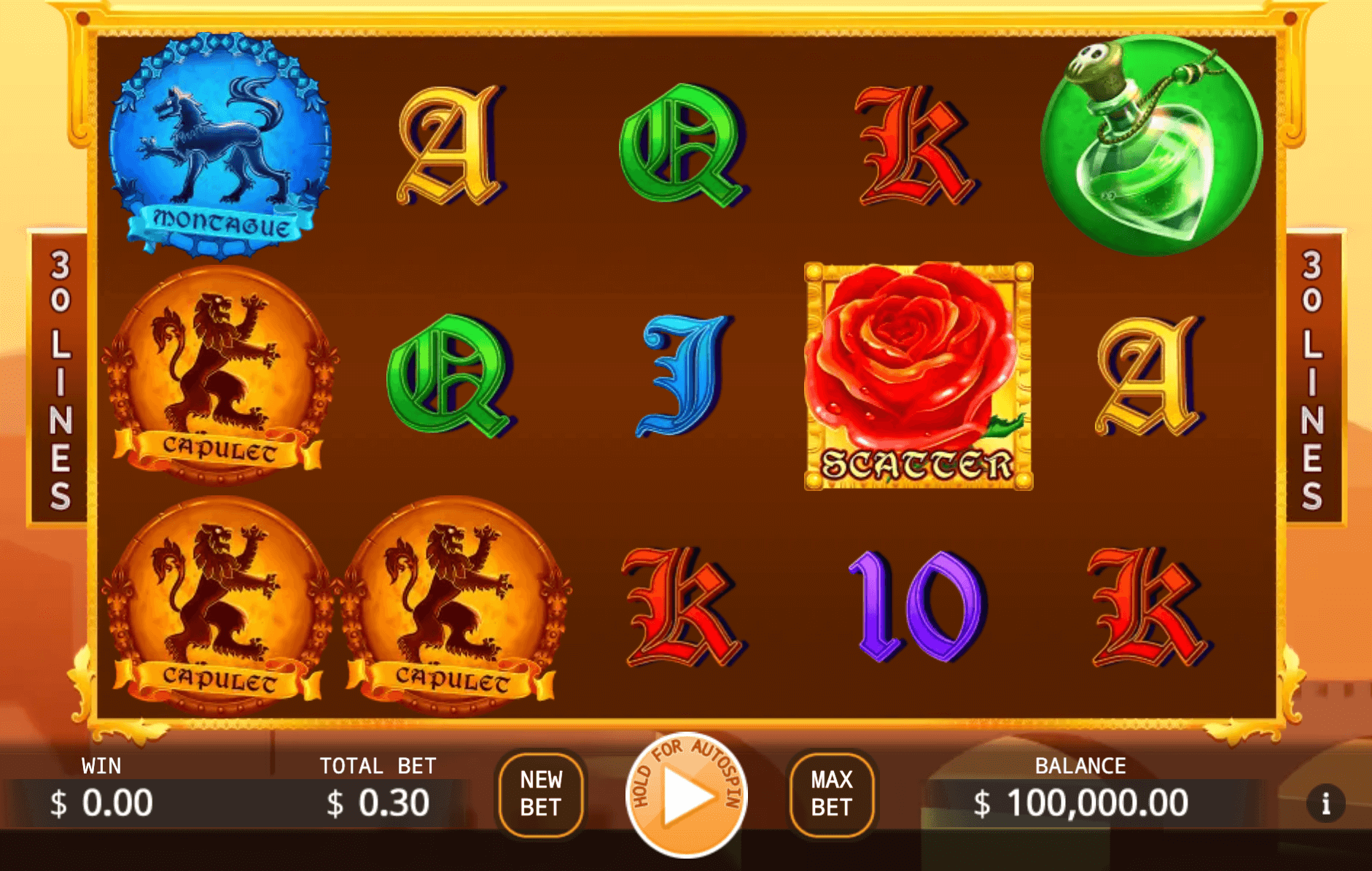 Romeo and Juliet KA Gaming xo slot