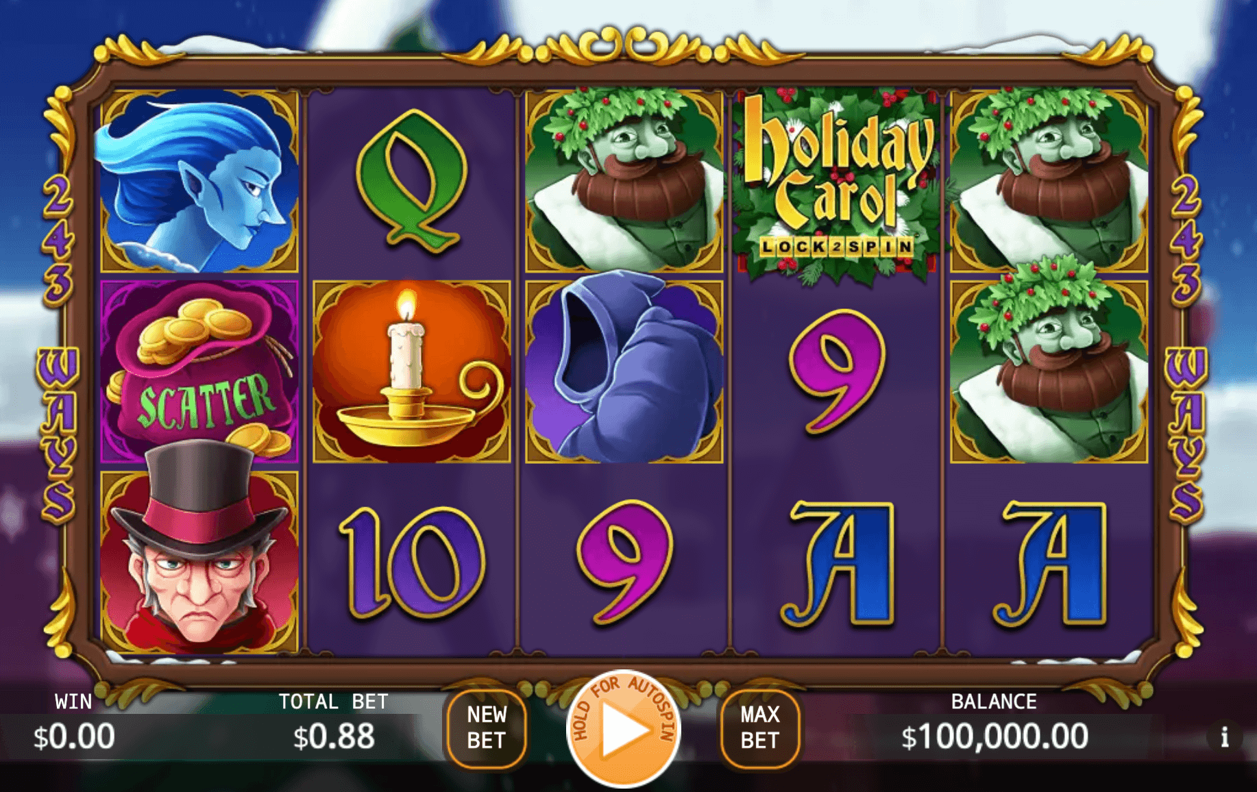 Holiday Carol Lock 2 Spin KA Gaming slot xo pg