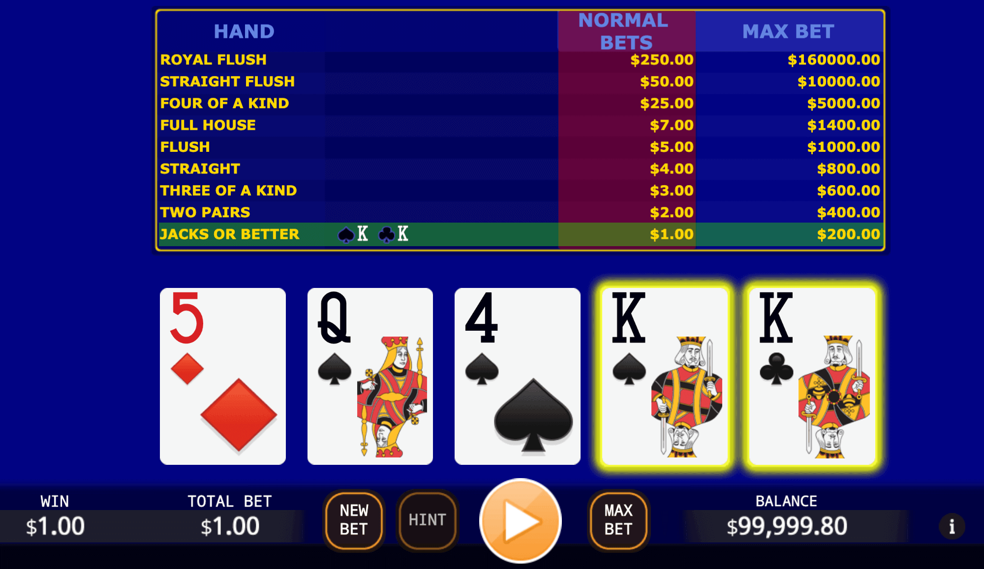 Super Video Poker KA Gaming slotxo555