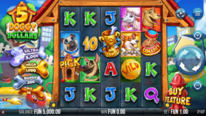 5 Doggy Dollars สล็อตค่าย Relax Gaming SLOT SLOTXO 2