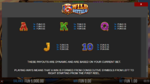 5 Wild Buffalo สล็อตค่าย Relax Gaming SLOT SLOTXO 6