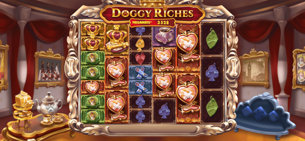 Doggy Riches MegaWays ค่ายเกม RED TIGER สล็อต XO เว็บตรง