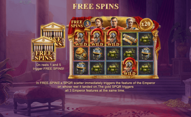 Roman Emperors RED TIGER slotxo game แจกโบนัส