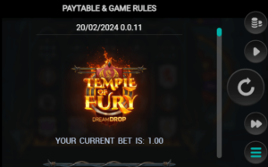 Temple of Fury Dream Dropสล็อตค่าย Relax Gaming SLOT SLOTXO 3