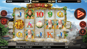 Three Star God2 สล็อตค่าย SIMPLEPLAY Gaming SLOT SLOTXO