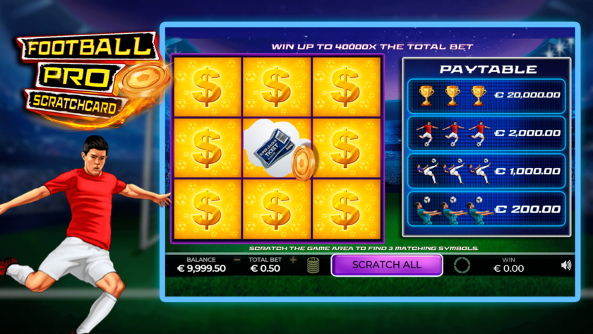 Football Pro Scratchcard Caleta Gaming สมัคร SLOT XO