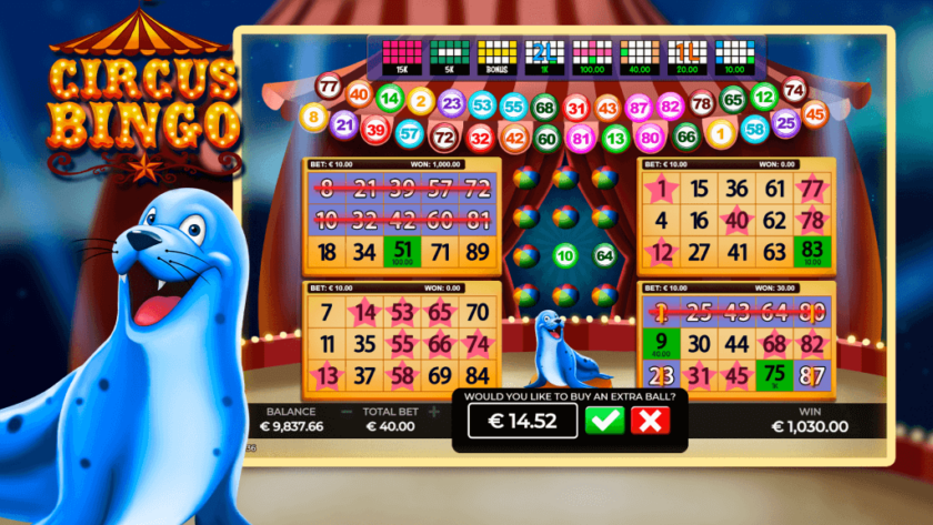 Circus Bingo Caleta Gaming สมัคร SLOT XO