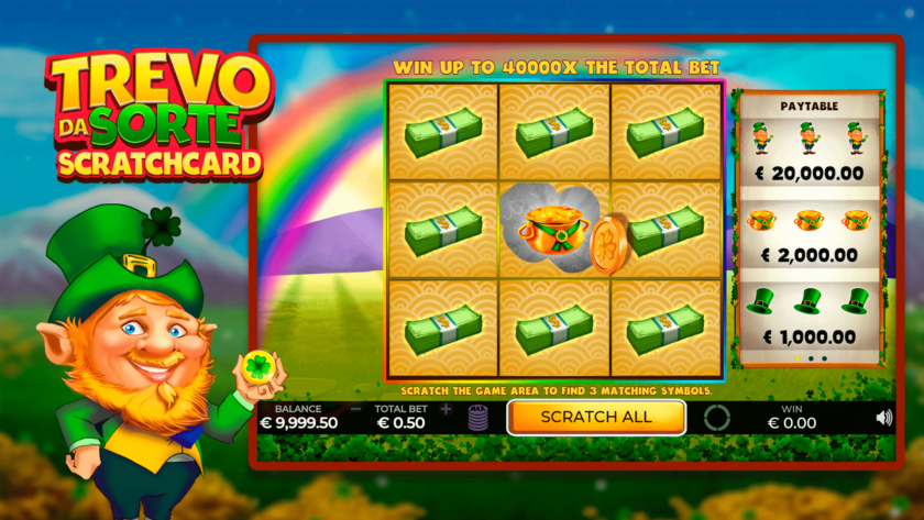 Trevo da Sorte Scratchcard Caleta Gaming สมัคร SLOT XO