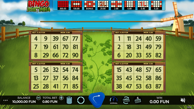 Bingo Hortinha ค่ายเกม Caleta Gaming สล็อต XO เว็บตรง