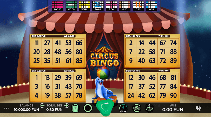 Circus Bingo Caleta Gaming Gaming xo สล็อต