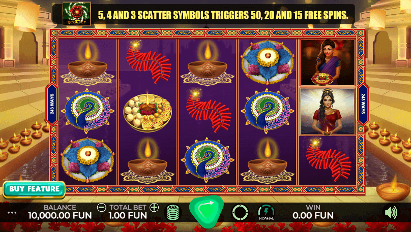 Diwali Lights Caleta Gaming slotxo game แจกโบนัส