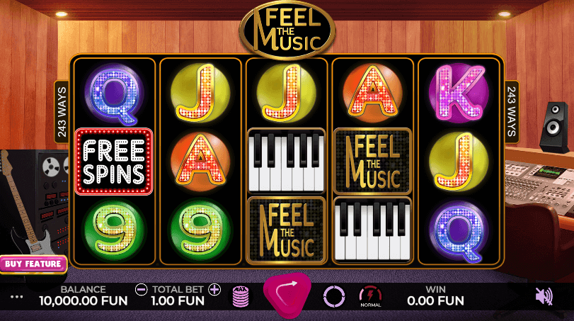 Feel The Music Caleta Gaming xo สล็อต แจกเคดิตฟรี