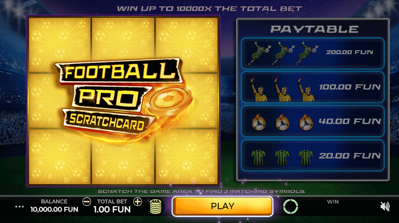 Football Pro Scratchcard Caleta Gaming สล็อตแตกง่าย slotxo game