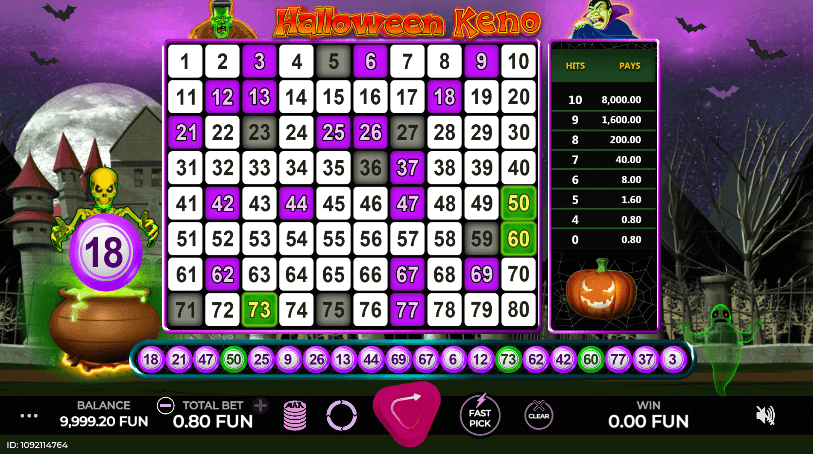 Halloween Keno Caleta Gaming ดาวน์โหลด xo slot auto