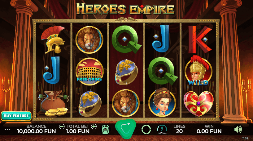 Heroes Empire Caleta Gaming xo สล็อต แจกเคดิตฟรี