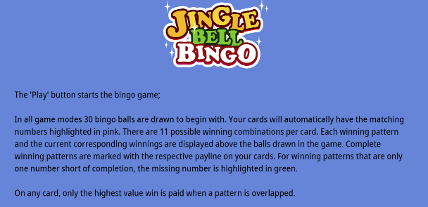 Jingle Bell Bingo slot Caleta Gaming slotxo 24 hr