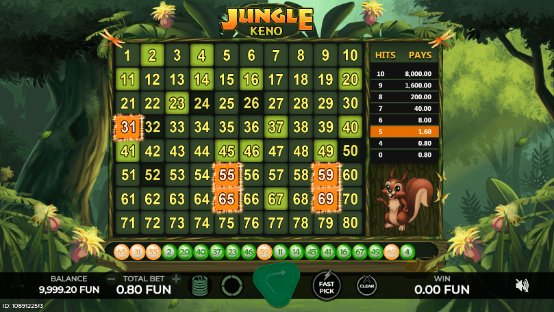 Jungle Keno Caleta Gaming slot สล็อต m slotxo24hr