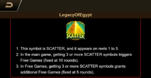 Legacy of Egypt สล็อตค่าย JILI SLOT SLOT SLOTXO (3)