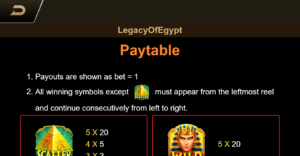 Legacy of Egypt สล็อตค่าย JILI SLOT SLOT SLOTXO (5)