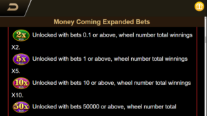 Money Coming Expanded Bets สล็อตค่าย JILI SLOT SLOT SLOTXO (2)