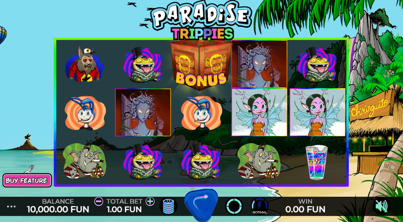 Paradise Trippies Caleta Gaming slotxo เว็บตรงสอนเล่น