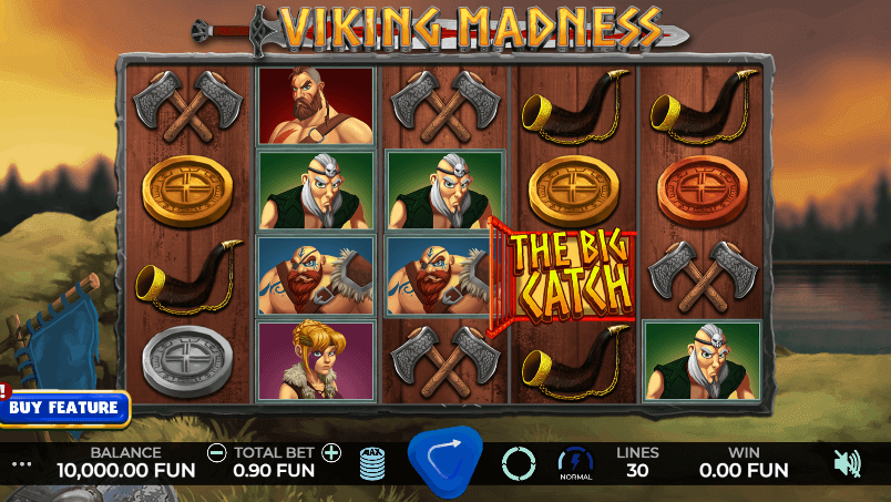 Viking Madness Caleta Gaming demo slotxo game