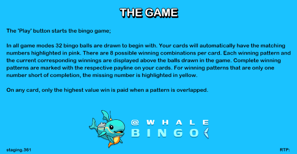 Whale Bingo ค่ายเกม Caleta Gaming สล็อต XO เว็บตรง