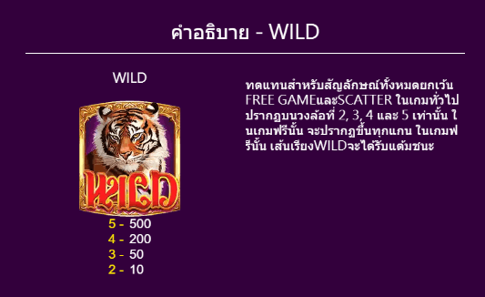 Bengal Tiger ค่ายเกม Dragoon Soft สล็อต XO เว็บตรง