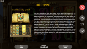 Book of Sun สล็อตค่าย BNG SLOT SLOT SLOTXO (3)