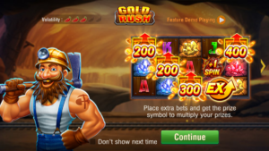 Gold Rush สล็อตค่าย JILI SLOT SLOT SLOTXO (1)