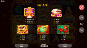 Golden Dancing Lion สล็อตค่าย BNG SLOT SLOT SLOTXO (2)