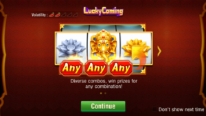Lucky Coming สล็อตค่าย JILI SLOT SLOT SLOTXO (1)