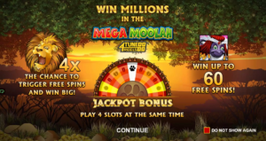 Mega Moolah 4Tune Reels สล็อตค่าย Microgaming SLOT SLOTXO (1)