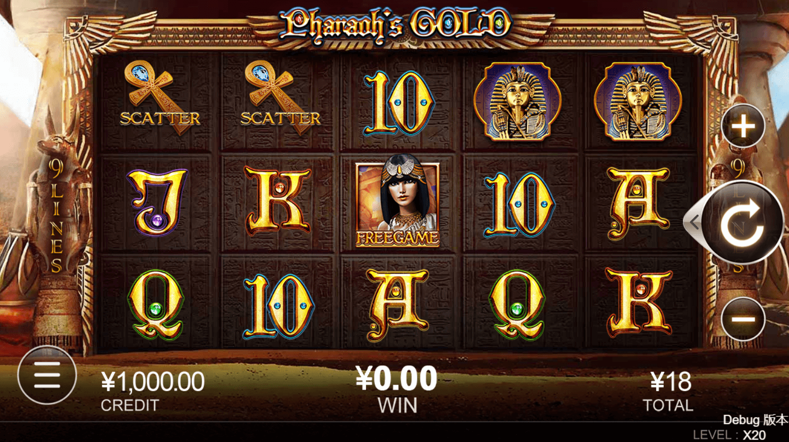 Pharaoh's Gold CQ9 vip 168 slot xo