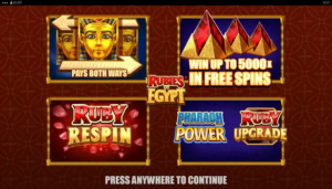 Rubies of Egypt สล็อตค่าย Microgaming SLOT SLOTXO (2)