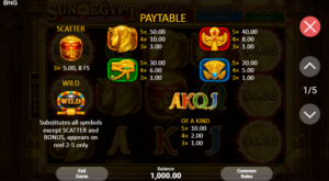 Sun of Egypt สล็อตค่าย BNG SLOT SLOT SLOTXO (2)