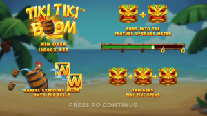 Tiki Tiki Boom สล็อตค่าย Microgaming SLOT SLOTXO (1)