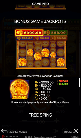 Buffalo Power Megaways สล็อตค่าย Nextspin SLOT SLOTXO (3)