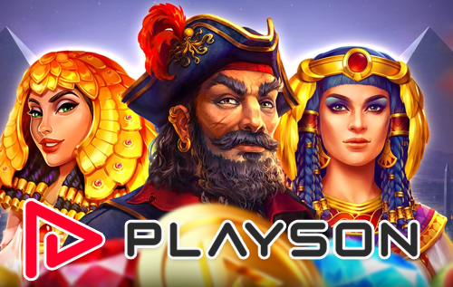 PLAYSON สล็อตเว็บแท้ ทางเข้า PLAYSON เครดิตฟรี โบนัส 100%