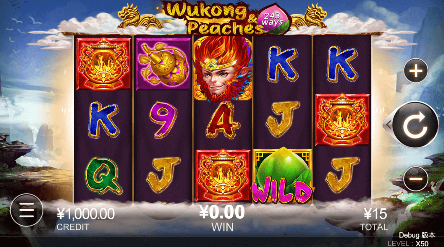 Wukong & Peaches ทดลองเล่นสล็อต CQ9 slot xo pg