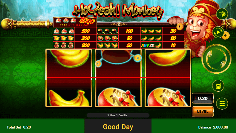 Ho Yeah Monkey สล็อตค่าย SpadeGaming SLOT SLOTXO