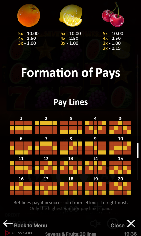 Imperial Fruits 5 Lines สล็อตค่าย PLAYSON SLOT SLOTXO (2)