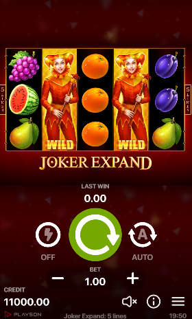 Joker Expand 5 Lines สล็อตค่าย PLAYSON SLOT SLOTXO (1)