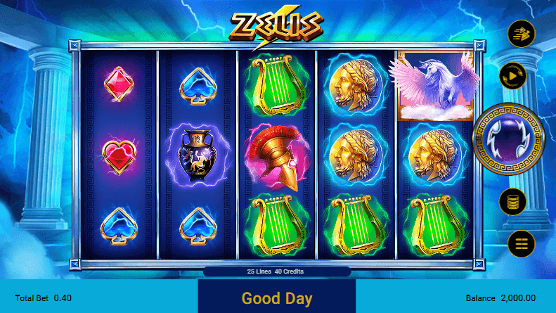 Zeus สล็อตค่าย SpadeGaming SLOT SLOTXO