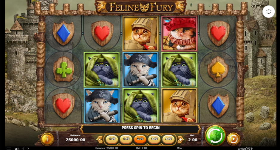 Feline Fury สล็อตค่าย Play’n Go SLOT SLOTXO