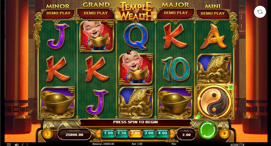 Temple of Wealth สล็อตค่าย Play’n Go SLOT SLOTXO