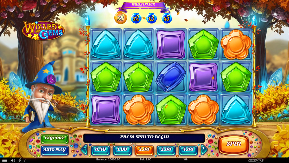 Wizard of Gems สล็อตค่าย Play’n Go SLOT SLOTXO